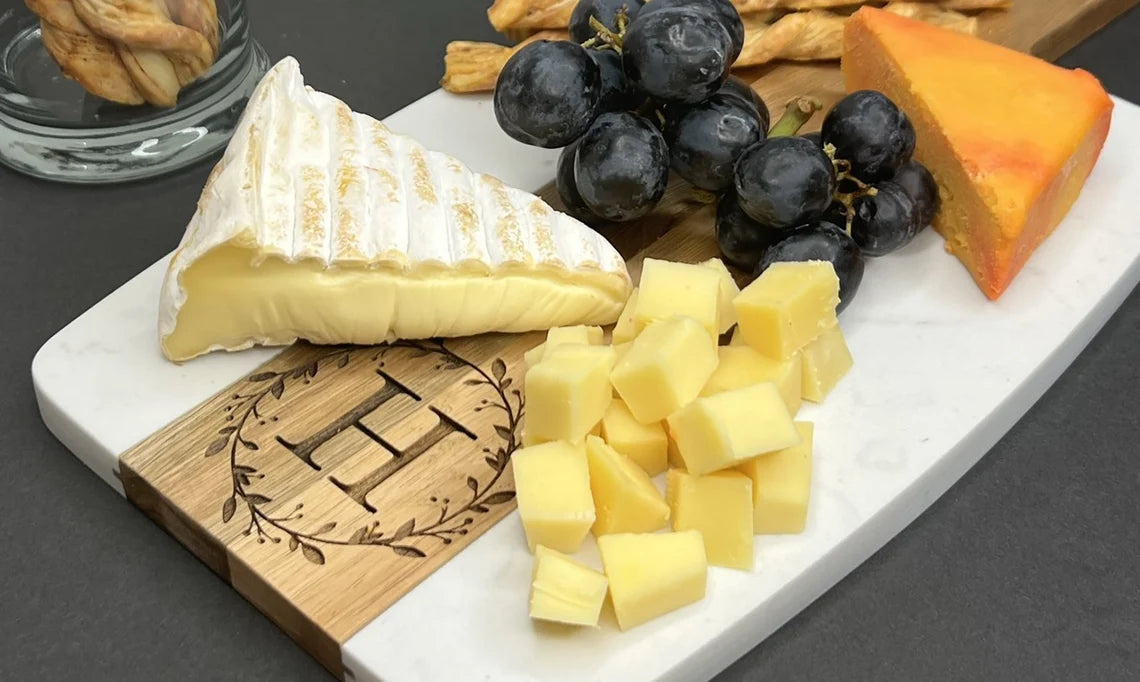 Charcuterie Board: Unique Custom Monogrammed Cheese Board